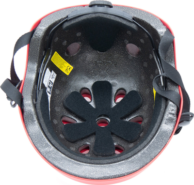 Helm biçiklete Siver M, 55-57 cm, i rregullueshëm, i kuq