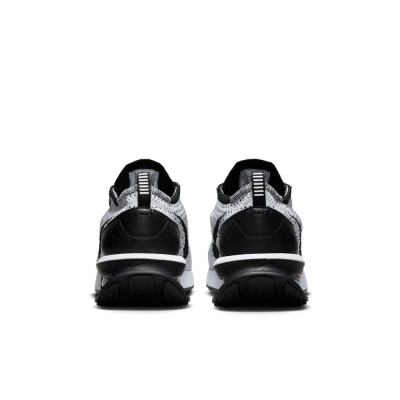 Atlete Nike Air Max Flyknit Racer, rrjetë Flyknit, amortizim Air, gri me të zezë