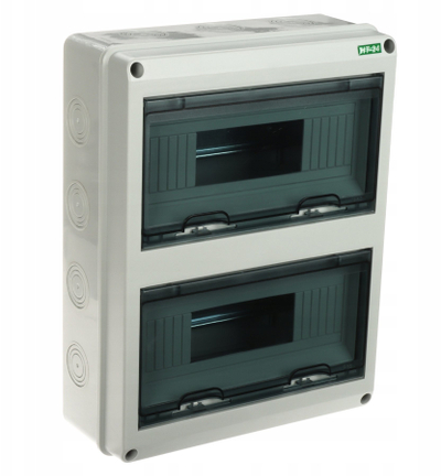 Panel elektrik Schneider Electric EDB-24-SO, 24 module, hermetik, gri