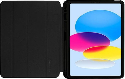 Futrollë tablet Crong FlexFolio Case iPad 10.9" 2022, me mbajtëse Apple Pencil, e zezë