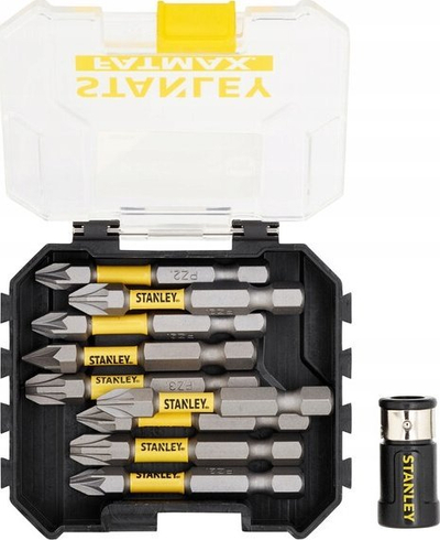 Set bitash goditës Stanley FatMax PZ, 10 copë, 50mm, me unazë magnetike