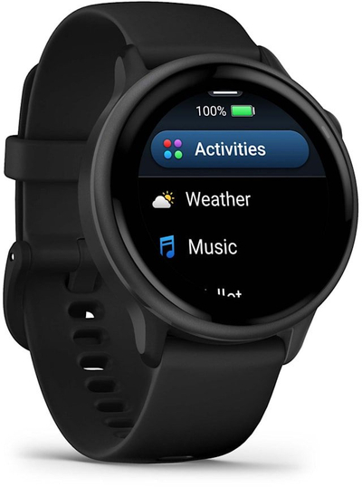 Спортски часовник Garmin Vivoactive 6, AMOLED екран, GPS, црна Slate