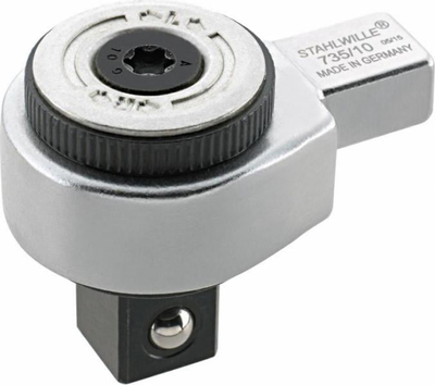 Kokë race Stahlwille plug-in me kthim mbrapsht, 1/2", 14x18mm, gri metalike