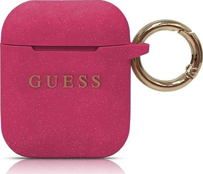 Заштитна футрола за слушалки GUESS AirPods, розова