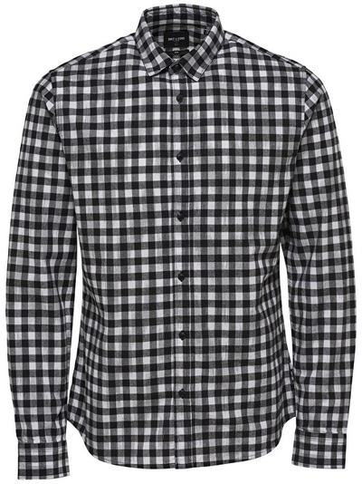Këmishë Only & Sons Gordey LS Checkandprint, bardhë/ zi, M