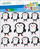 Ngjitës shkumë Craft with Fun Penguin, vetëngjitës, shumëngjyrësh