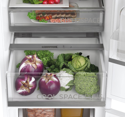 Frigorifer inkaso Hoover H-FRIDGE 500 HOBT5519EW, No Frost, Wi-Fi, i bardhë