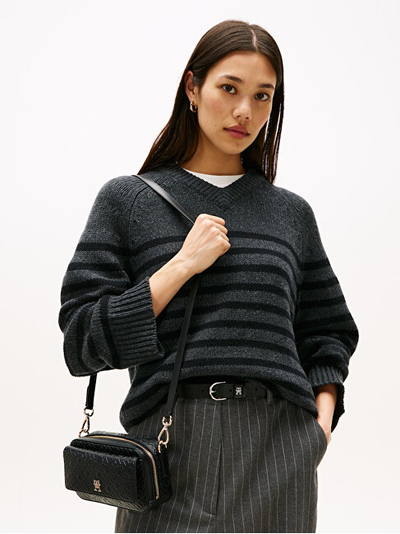 Çantë krahu për femra Tommy Hilfiger mTH5185, e zezë