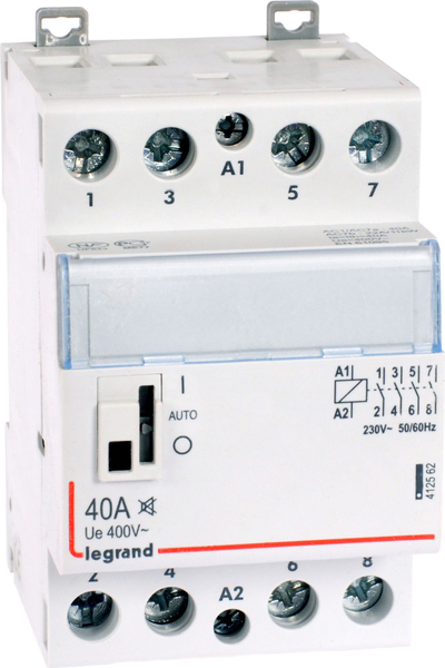 Kontaktor modular Legrand SM340S, 40A, 230V, 4NO (412562)