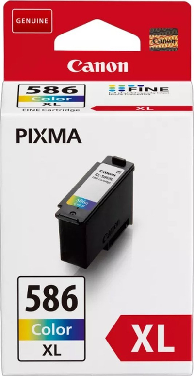 Kasetë boje Canon CL-586XL, tri ngjyra, kapacitet i madh