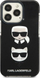 Futrollë Karl Lagerfeld Karl &amp; Choupette Head për iPhone 13 Pro Max, 6.7", hardcase, e zezë