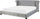 Shtrat Beliani Cavaillon, Super King 180 x 200 cm, kadife, gri e hapur