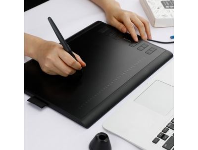 Huion Inspiroy H1060P Графички Таблет за Цртање, Црн