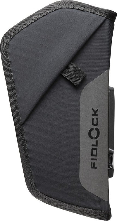 Çantë biçiklete Fidlock Twist Essential Bag Medium, me sistem magnetik TWIST, që s’e zë uji, e zezë