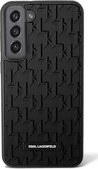 Maskë Karl Lagerfeld KLHCS23MRUPKLPK për Samsung Galaxy S23+, hardcase 3D Monogram, e zezë