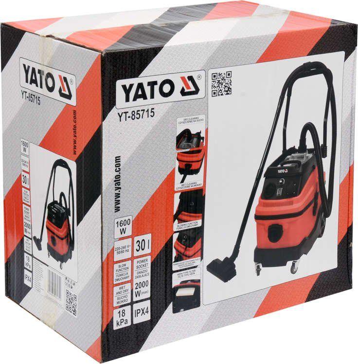 Fshesë industriale me korrent Yato YT-85715, e zezë / portokalli 4
