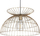 Lampë varëse Beliani Mahanadi, metal, stil kafaz, ngjyrë bronxi
