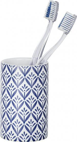 Gotier banjoje Wenko Lorca, qeramikë 11 cm, i bardhë blu