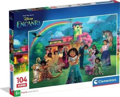 Puzzle Clementoni Super Encanto, 104 copa, për kalamaj, shumëngjyrësh
