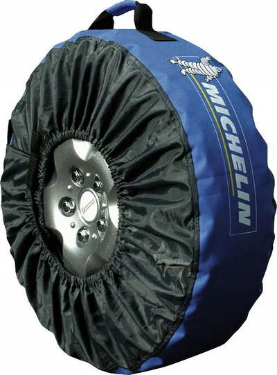 Mbulesë për rrotën rezervë Michelin 009099, najlon i fortë, madhësi për të gjitha, blu me të zezë
