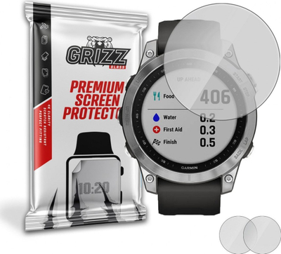 Mbrojtëse ekrani GrizzGlass Matte Film për Garmin Fenix 7, mat, 2 copë, transparente