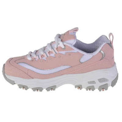 Atlete Skechers D'Lites Biggest Fan Jr 80587L LPKW, për fëmijë, Air Cooled Memory Foam, rozë e bardhë
