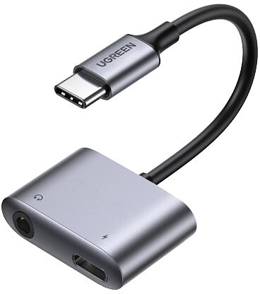 [OUTLET] Përshtatës UGREEN USB-C - jack + burim energjie