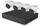 Set kamerash sigurie Foscam FNA108E T4 2T, 8 kanale, 4 kamera 4K, hard 2TB, e bardhë