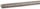 Shufër filetuese inox A2 DIN 975, 1000 mm, 6 mm, argjendtë