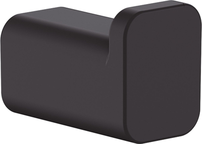 Mbajtëse peshqiri Hansgrohe Single, metal, e zezë mat