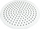Kokë dushi Hydroland Ultra Slim, rrumbullake 25 cm, çelik inox, krom