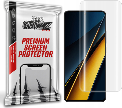 Fletë mbrojtëse ekrani GrizzGlass Hydrofilm për Xiaomi Poco X6 Pro, hydrogel