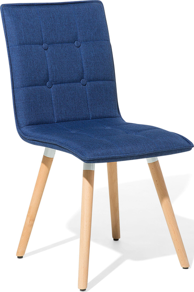 Set karrigesh ngrënieje BROOKLYN, 2 copa, me tapiceri poliester, blu navy