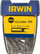 Set bitash kaçavidash IRWIN me prerje të drejtë, 3.0 x 25mm, 10 copë, gri