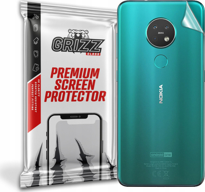 Mbrojtëse e pasme GrizzGlass për Nokia 7.2, film fleksibil, transparencë e lartë