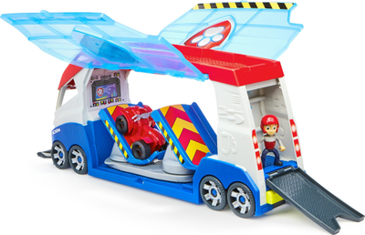 Сет играчки Paw Patrol Launcher &amp; Rescue, спасувачко возило со звуци, со фигура на Рајдер и АТВ, шарен