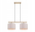 Llambë varëse Trio Korba, 2x60W E27, dru