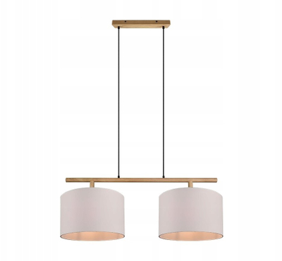 Llambë varëse Trio Korba, 2x60W E27, dru