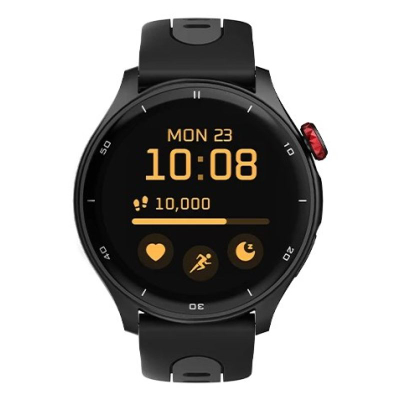 Smartwatch MyPhone Watch Adventure, monitorim aktiviteti, gjurmim gjumi, i zi