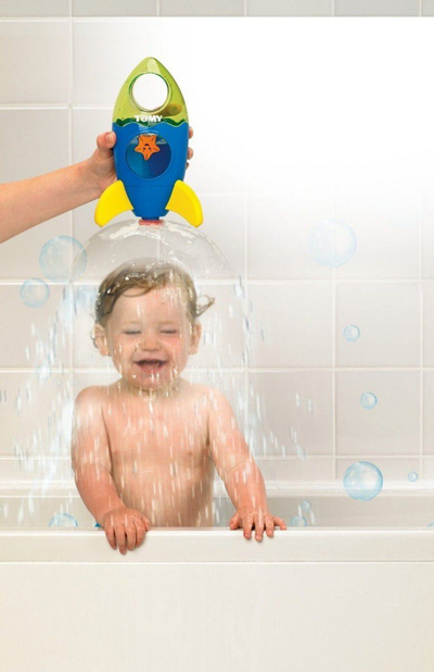 Играчка за бања ТОМИ фонтанска ракета, водоскок, 12м+, повеќебојна