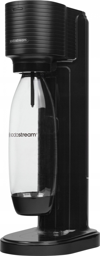 Aparat për bërje uji me gaz SodaStream Gaia, cilindër 1L, shishe PET, i zi