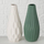 Vazo dekorative Boltze, stoneware, 24 x 10 cm, e bardhë