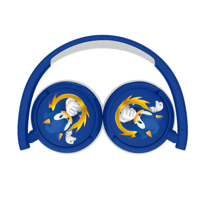 Kufje pa tela për kalamaj OTL Technologies SH0985 Sonic the Hedgehog, Bluetooth, kontroll volumi nga prindërit, blu