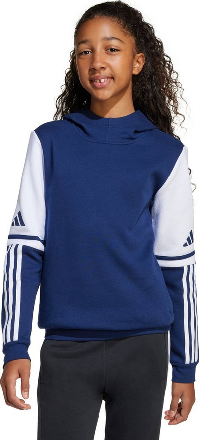 Bluze me kapuç Adidas Squadra 25 Sweat Hoody Jr JD4804, për kalamaj, e zezë