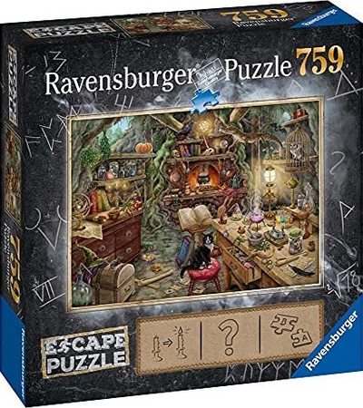 Puzzle escape Ravensburger Witch's Kitchen, 759 copa, frëngjisht, shumëngjyrësh