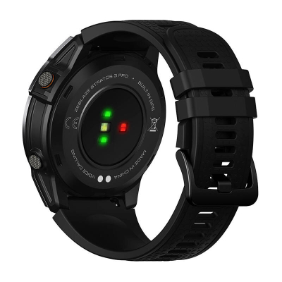 Ora inteligjente Zeblaze Stratos 3 Pro, 1.43" AMOLED, GPS, e zezë