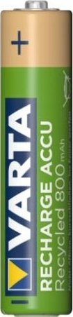 Ракабилни батерии AAA Варта Рисајклд 56813101402, NiMH 800mAh, 1.2V, пакување 2 парчиња