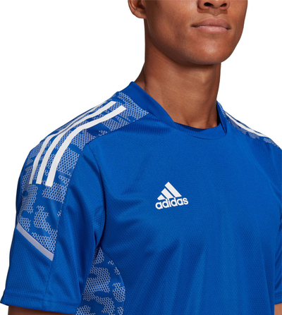 Bluzë stërvitje Adidas Condivo 21 për burra GH7165, me teknologji AEROREADY, e kaltër