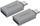 Adapter USB C në USB A, 2 copë, i zi