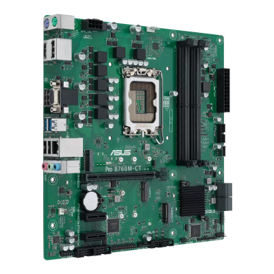 Матична плоча Asus PRO B760M-CT CSM, LGA1700, DDR5, зелена